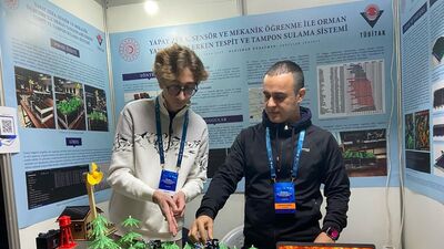 Lise öğrencisinden orman yangınlarının büyümesini engelleyebilecek proje