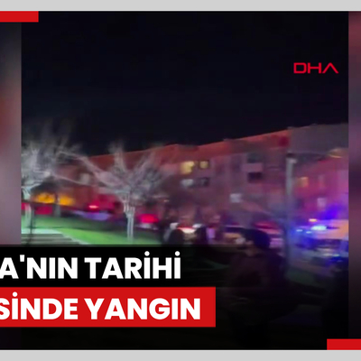 Bursa'nın tarihi kalesinde yangın - 2