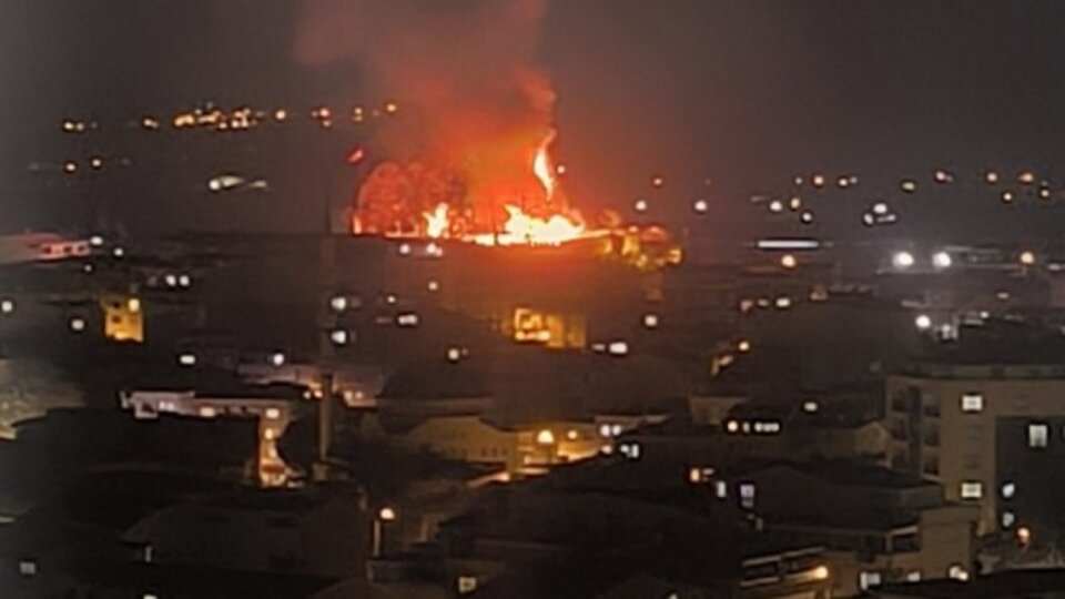 Bursa'nın tarihi kalesinde yangın