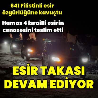 Hamas 4 İsrailli esirin cenazesini teslim etti