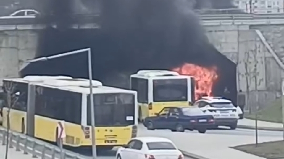 İETT otobüsü küle döndü!