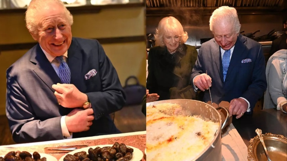 Kral Charles hurma paketledi