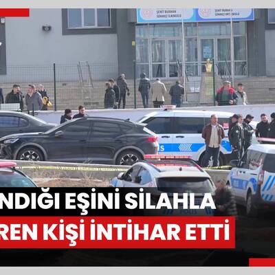 Boşandığı eşini silahla öldüren kişi intihar etti