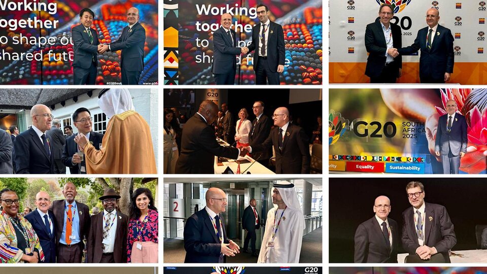 Bakan Şimşek'ten G20 kapsamında ikili temaslar