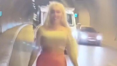 Tünelde dans edip araçları durdurdu!