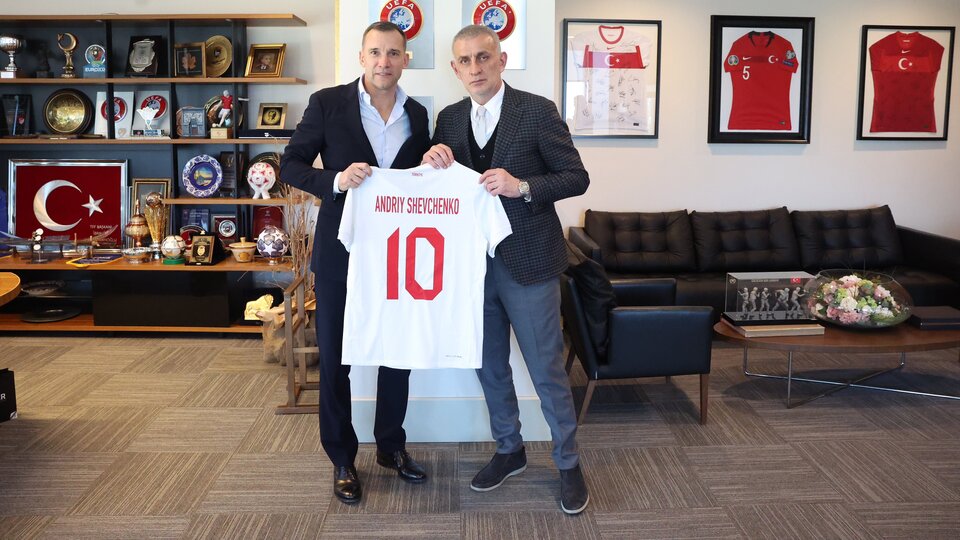 Shevchenko'dan Hacıosmanoğlu'na ziyaret!