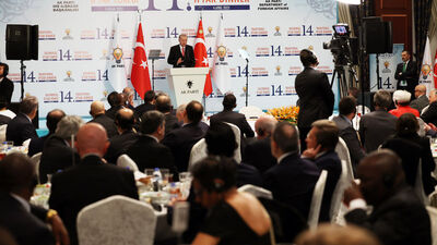 AK Parti'nin Geleneksel Büyükelçiler İftarı pazartesi günü