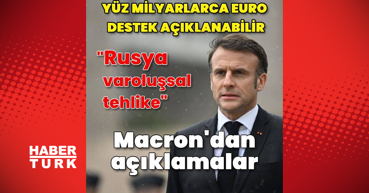 Macron Açıklama Yapıyor