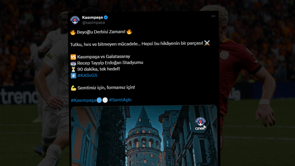 Kasımpaşa: Beyoğlu derbisi zamanı