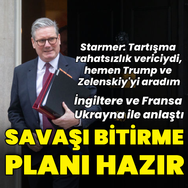 İngiltere ve Fransa'dan savaşı bitirme planı