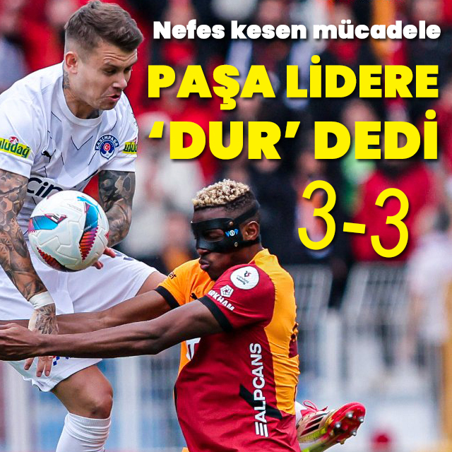 Gol düellosunda kazanan yok!