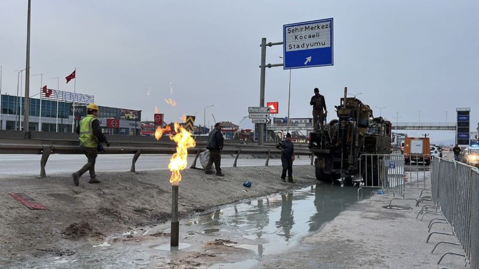 14 gündür yanan metan gazının ilerisinde gaz açığa çıktı