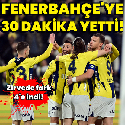 Fenerbahçe sahasında rahat kazandı!