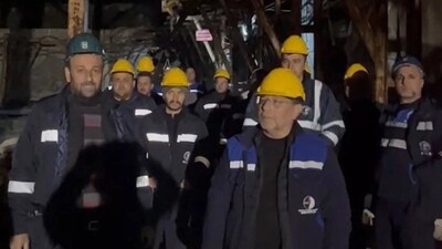 Çayırhan işçileri kendilerini madene kapattı