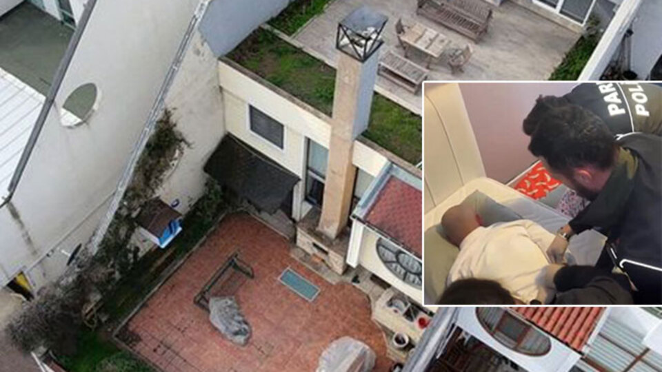 Koku ihbarıyla 3 katlı villaya baskın!