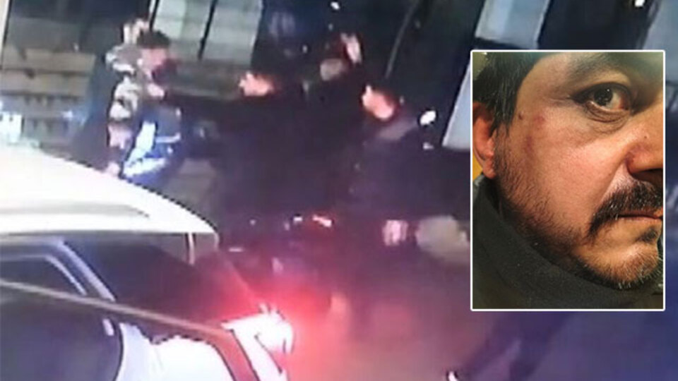 Motokurye istemeden hafifçe dokundu... Feci darp kamerada!