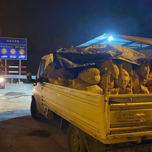 Samsun'da 3.5 ton midye ele geçirildi