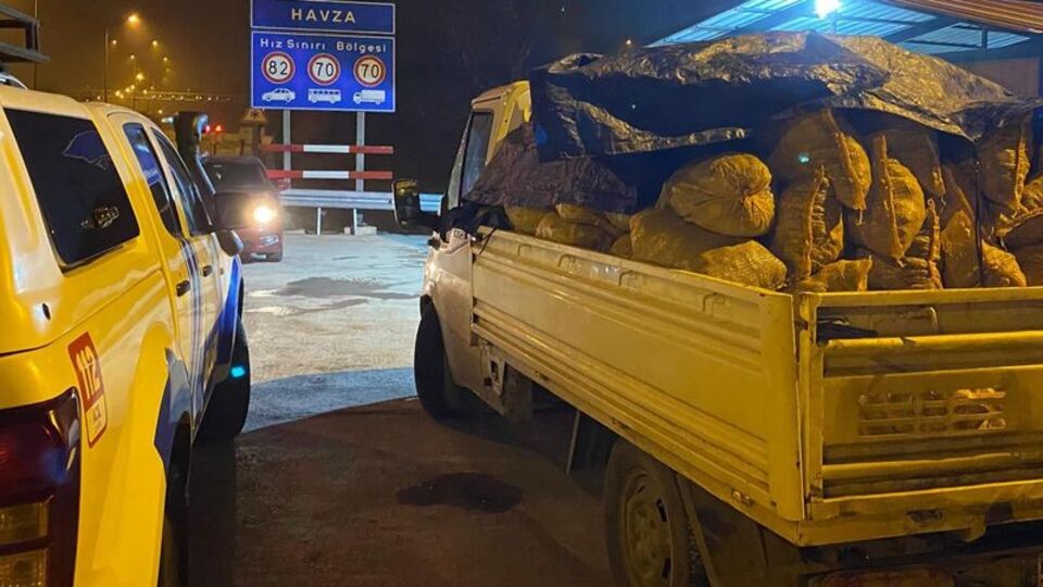 Samsun'da 3.5 ton midye ele geçirildi