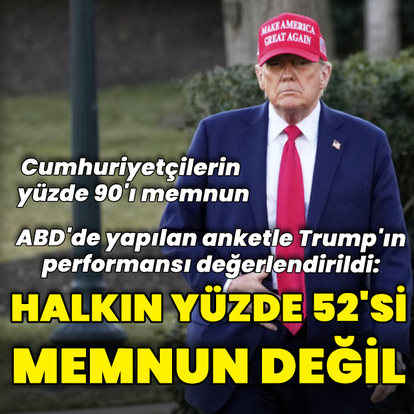 ABD'de çoğunluk Trump'ın başkanlığından memnun değil