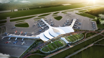 IC İnşaat Vietnam'da havaalanı yapıyor