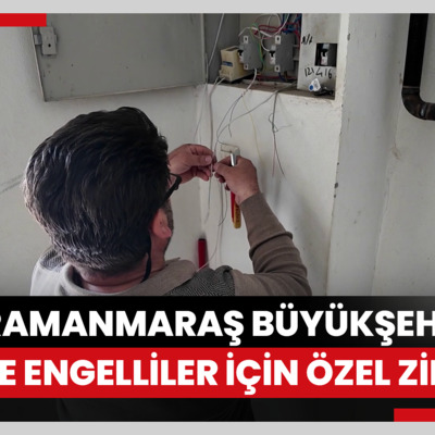 Kahramanmaraş Büyükşehir'den işitme engelliler için özel zil
