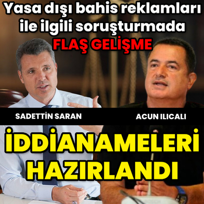 Yasa dışı bahis iddianamesi
