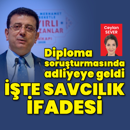 Diploma soruşturmasında ifade verdi