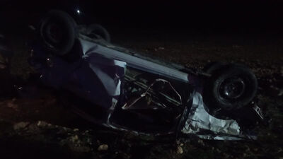 Otomobil şarampole devrildi: 2 ölü