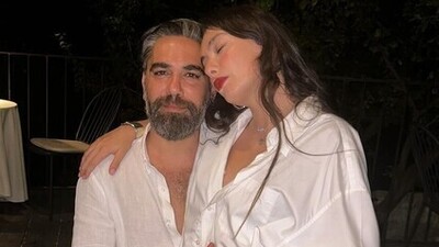 Ünlü çiftin mutlu günü