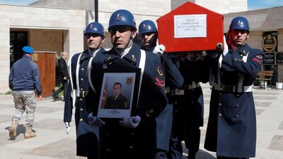 14 yıl sonra şehit oldu! Gözyaşlarıyla veda