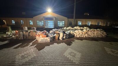 Ankara'da 9,5 ton kaçak tütün ele geçirildi