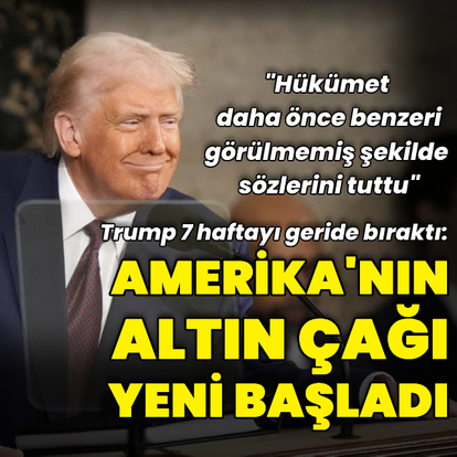 "Amerika'nın altın çağı daha yeni başladı"