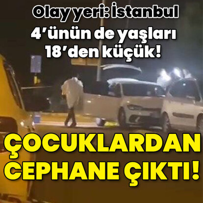 Çocuklardan cephane çıktı!