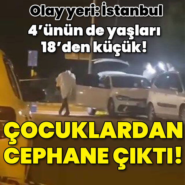 Çocuklardan cephane çıktı!