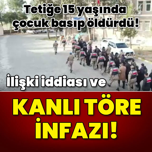 Tetiğe 15 yaşında çocuk bastı! İlişki iddiası ve kanlı töre infazı!