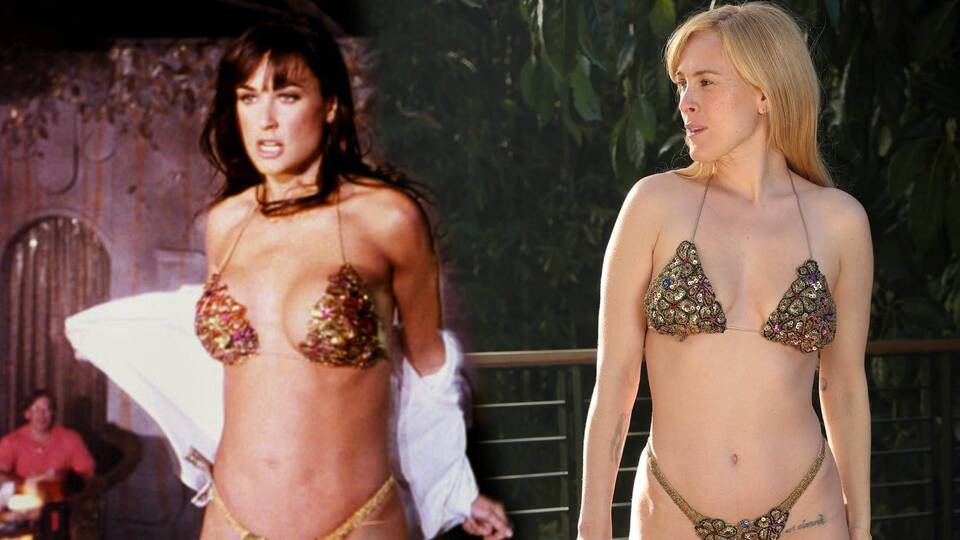 Annesini taklit etti