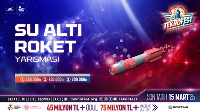 TEKNOFEST'te Su Altı Roket Yarışması