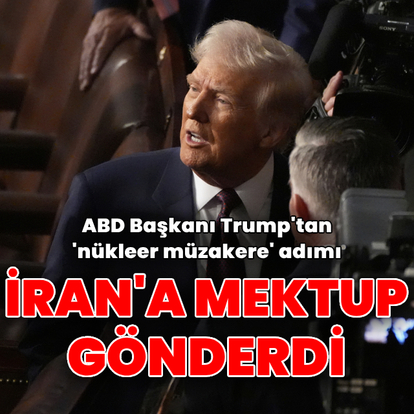 Trump: İran liderine mektup gönderdim