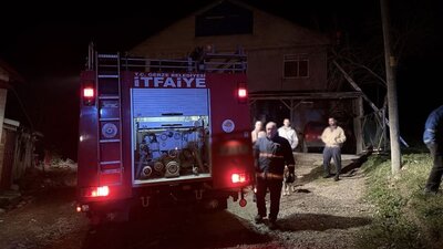 Müstakil evde yangın: 3 yaralı