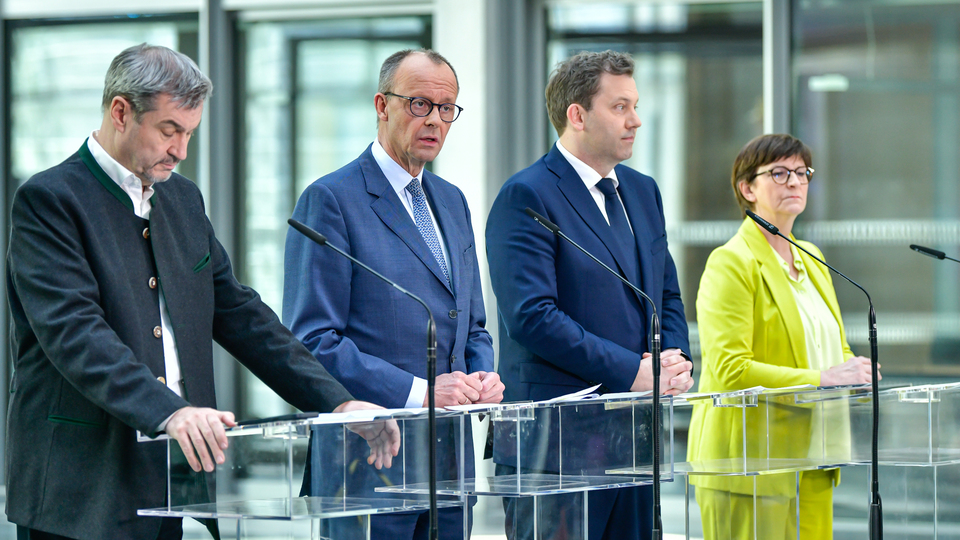 CDU ile SPD koalisyon için görüştü