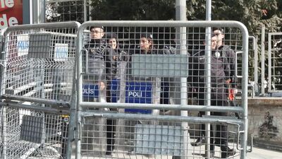 Suriye konsolosluğu çevresinde önlem