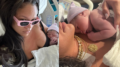 "Güneş gözlükleriyle doğurdum"