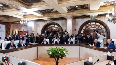 Türkiye, Ürdün, Irak, Lübnan ve Suriye toplantısı başladı