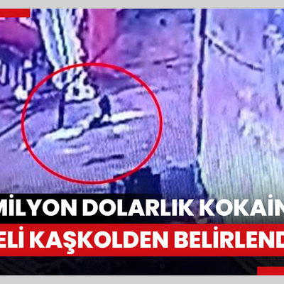 DHA, 36,5 milyon dolarlık uyuşturucu operasyonunun görüntüsüne ulaştı; şüpheli kaşkoldan belirlendi