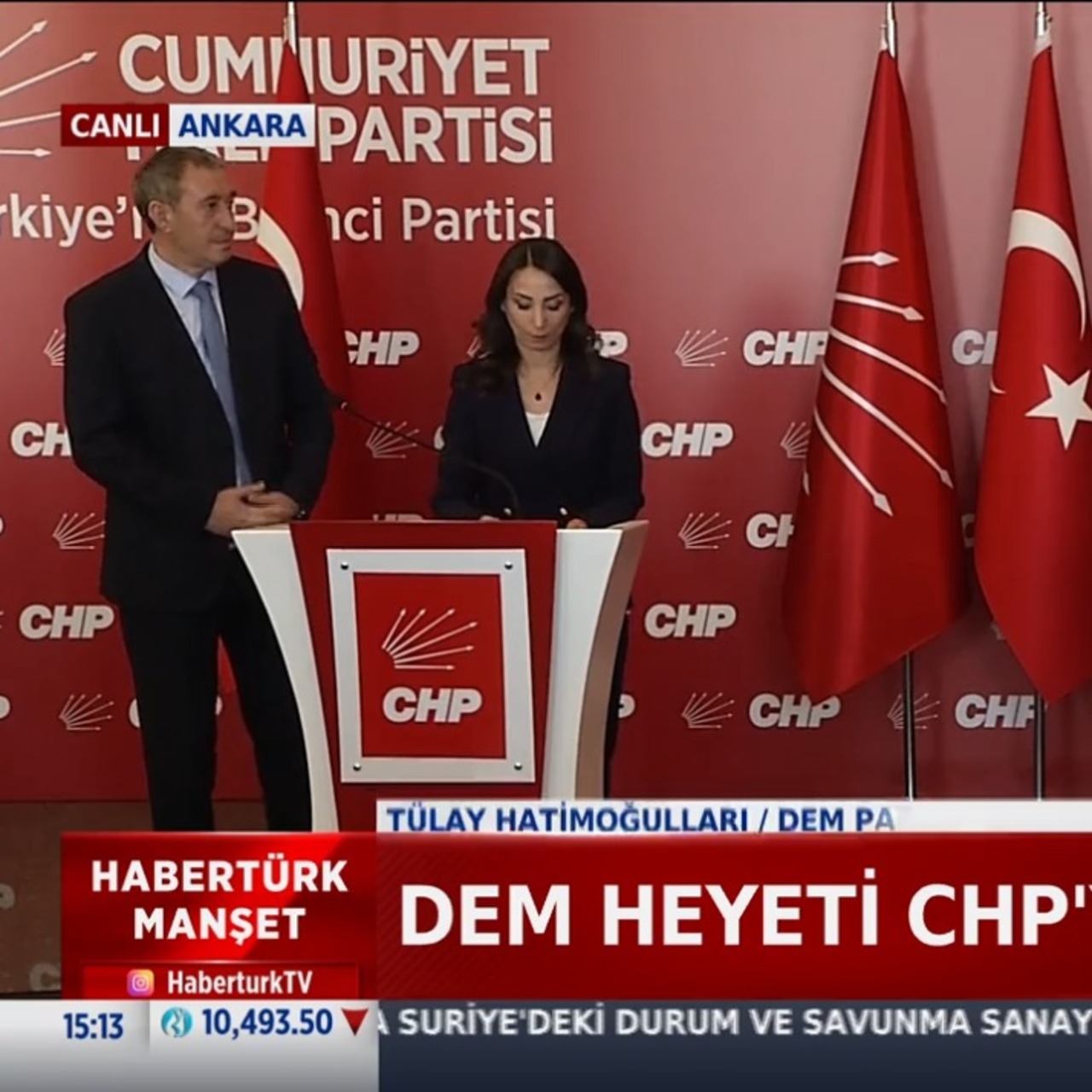DEM Parti'den görüşme trafiği