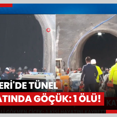 Kayseri'de tünel inşaatında göçük: 1 ölü!