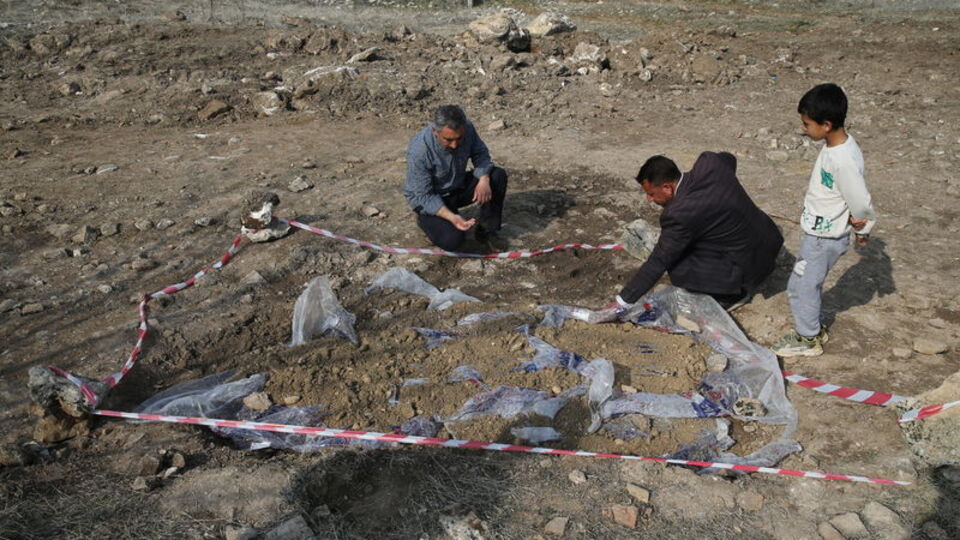 Mezar kazısında bulundu, inceleme yapıldı!