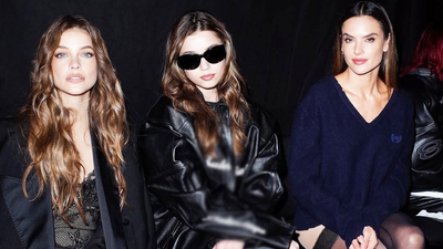 Ünlü modellerle defilede buluştu