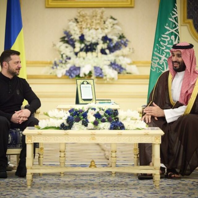 Prens bin Selman, Zelenskiy ile görüştü