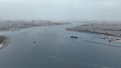 Çöl tozları İstanbul'da!